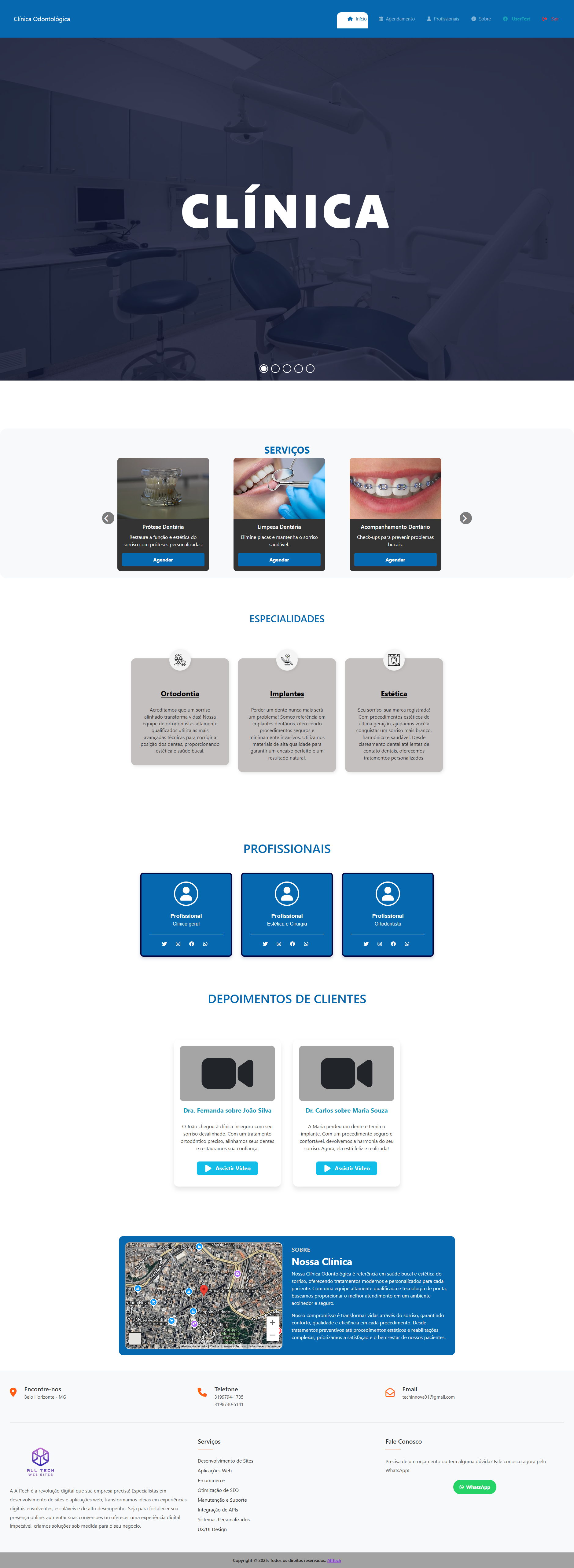 Clínica odontológica — PWA offline-first